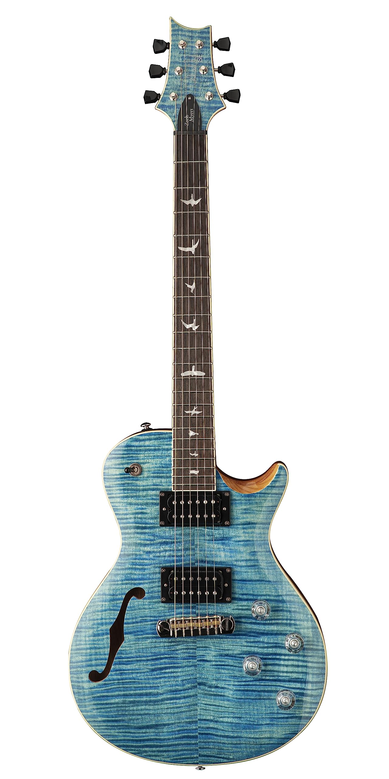 Prs Paul Reed Smith 6 String Se Zach 594 Electric Guitar, Myers Blue, Right (111437::Mc:)
